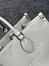 Женская кожаная сумка Louis Vuitton Onthego MM Premium 35x27x14 см