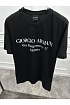 Футболка Armani Via Borgonuovo 11 Milano - Black