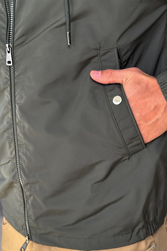 Куртка цвета хаки Moncler Grimpeurs