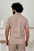 Мужская бежевая рубашка Polo Ralph Lauren