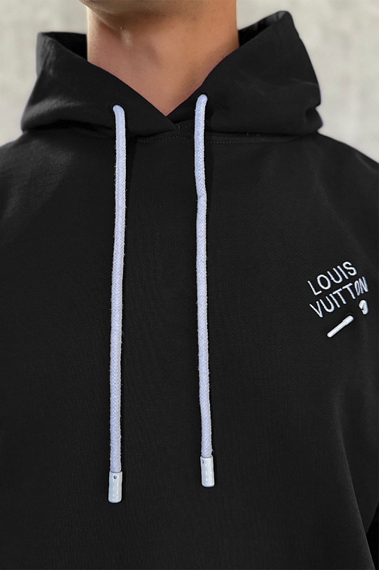 Мужской спортивный костюм Louis Vuitton чёрного цвета