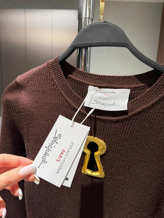 Женский лонгслив Schiaparelli premium - Brown