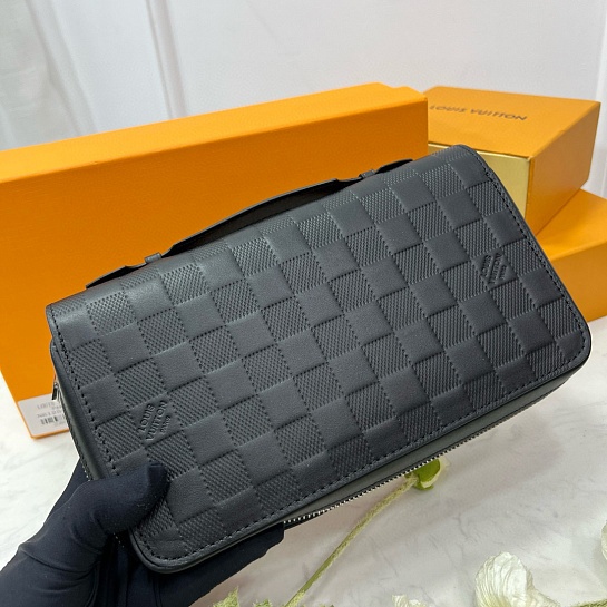 Кожаное портмоне Louis Vuitton Zippy XL Premium 22x12x5 см