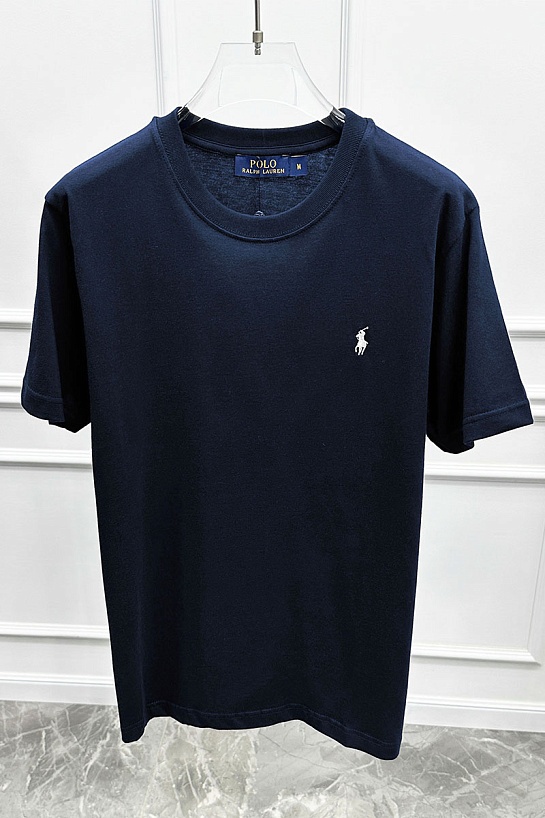 Тёмно-синяя футболка Роlо Ralрh Lаurеn basic