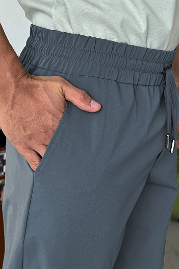 Мужские штаны Prada серого цвета   