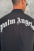 Мужской чёрный бомбер Palm Angels Bear logo-patch