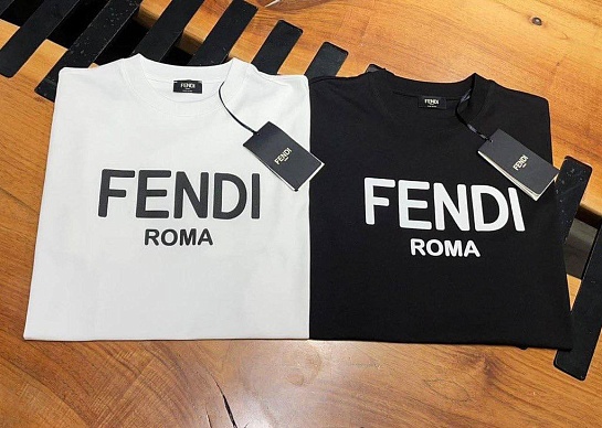 Футболка чёрного цвета Fendi Roma