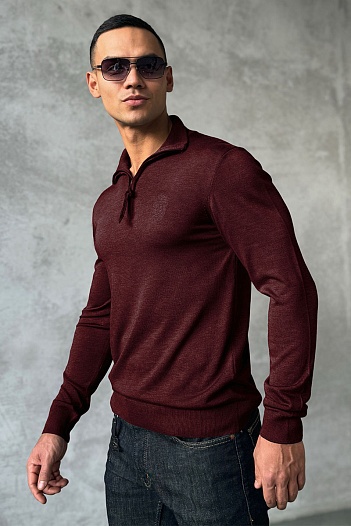 Мужская кофта Billionaire zip-up - Burgundy   