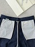 Льняные брюки Brunello Cucinelli Premium - Navy