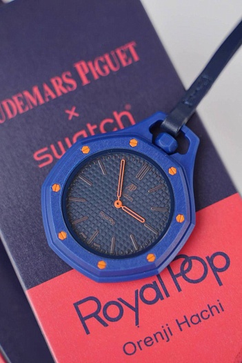 Часы Audemars Piguet × Swatch Royal Pop Orenji Hachi premium   