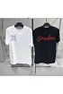 Чёрная оверсайз футболка Off-White x Circoloco glitter-logo
