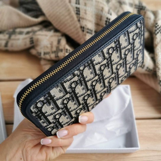 Портмоне Dior Jacquard 19.5x10.5 см