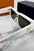 Белые солнцезащитные очки-маска Louis Vuitton