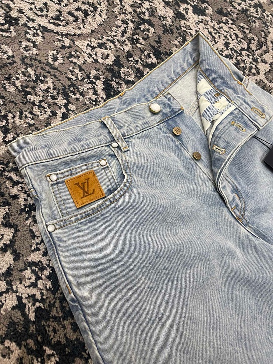 Джинсовые шорты Louis Vuitton Premium - Washed Indigo