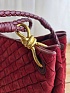 Замшевая сумка Bottega Veneta 35x24 см - Red