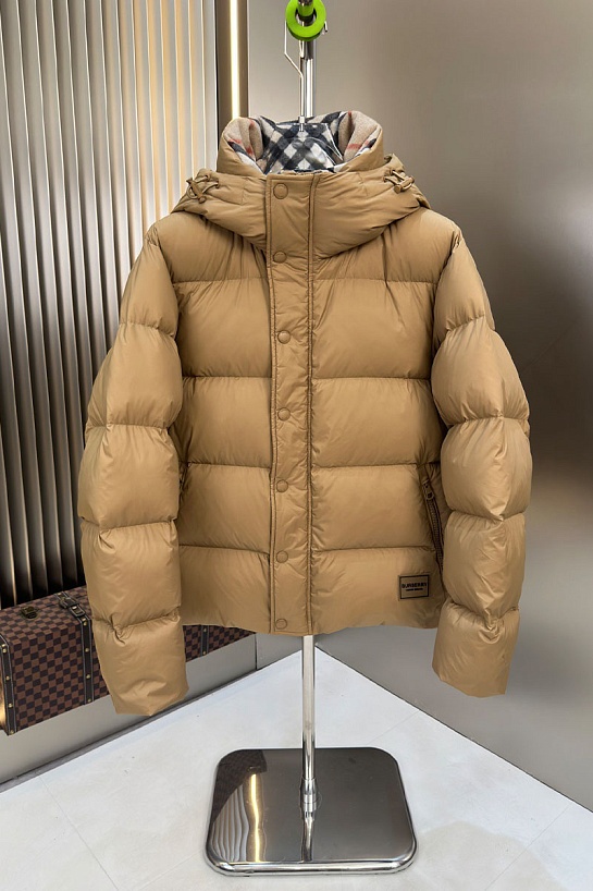 Мужской пуховик Burberry Halsby - Beige