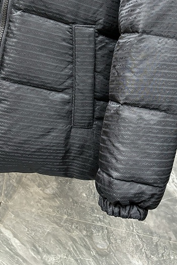 Двусторонний пуховик Prada logo-plaque - Black   