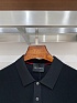 Мужское чёрное поло Kiton premium