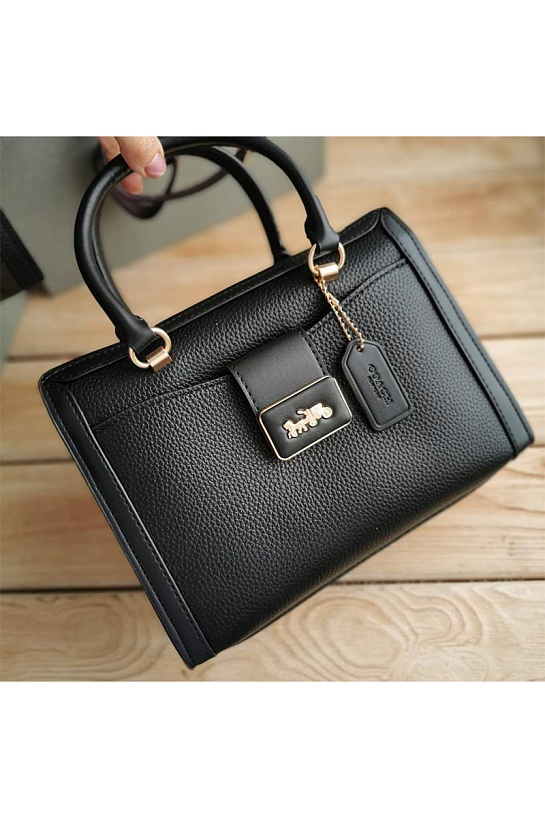Кожаная сумка Coach Grace Carryall 24x18 см (3 расцветки)
