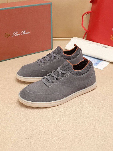 Мужские кроссовки Loro Piana Soho Walk - Grey   