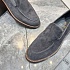 Замшевые лоферы Brunello Cucinelli - Dark Grey
