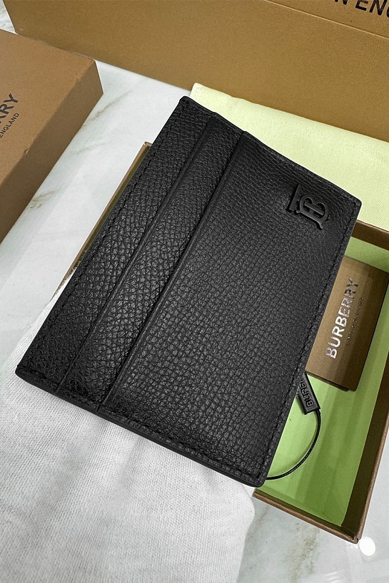 Кожаный кардхолдер Burberry Premium 10x7 см