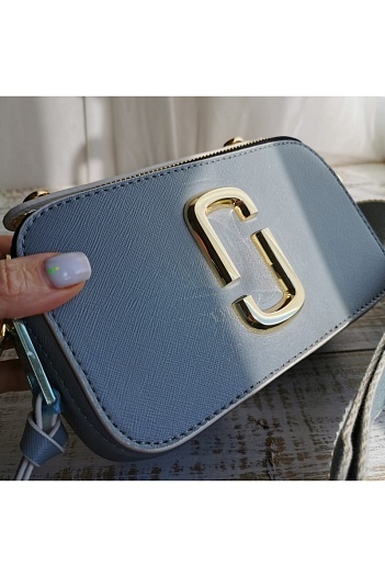 Кожаная сумка Marc Jacobs 19x11 см - Blue   