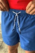 Шорты синего цвета Tommy Hilfiger taped logo
