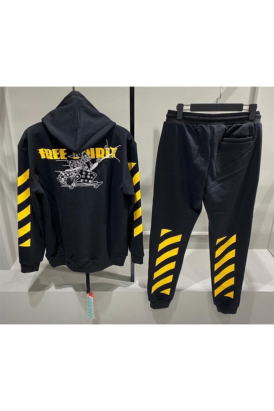 Мужские штаны Off-White Diag Free Spirit - Black