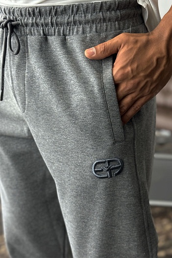 Спортивные штаны Emporio Armani цвета антрацит   