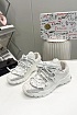 Комбинированные кроссовки Dolce & Gabbana Space - White