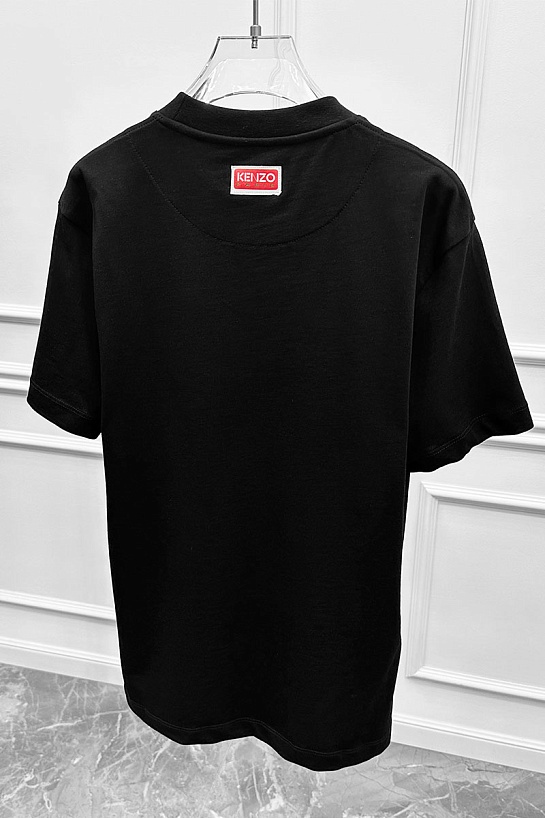 Чёрная футболка Kenzo Boke Flower graphic print