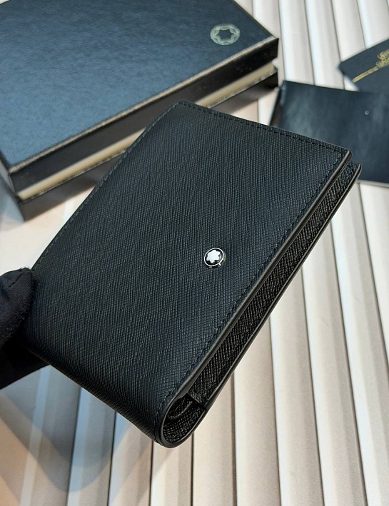 Кожаный кошелёк Montblanc Meistertuck Sartorial premium 11.5x9 см