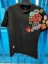 Чёрная оверсайз футболка Dsquared2 embroidered logo patch