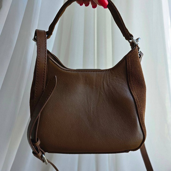 Женская замшевая сумка Balenciaga 23x16 см