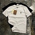 Белая оверсайз футболка Burberry TB logo-embroidered