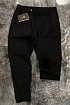 Мужские чёрные штаны Loro Piana logo-embroidered