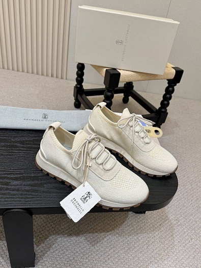 Мужские кроссовки Brunello Cucinelli knitted   