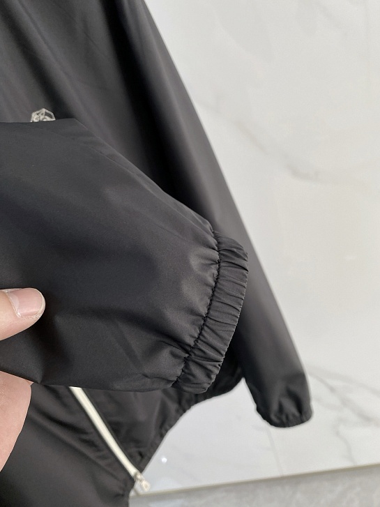 Мужская ветровка Brunello Cucinelli чёрного цвета