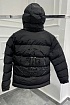 Брендовая утеплённая куртка Moncler чёрного цвета