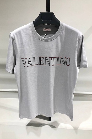 Мужская серая футболка Valentino   