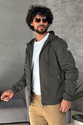 Куртка цвета хаки Moncler Grimpeurs   