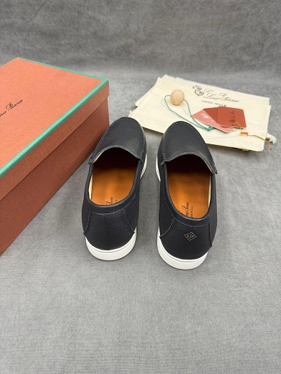 Мужские кожаные лоферы Loro Piana   