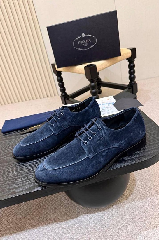 Мужские замшевые ботинки Prada