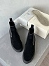 Женские замшевые ботинки Brunello Cucinelli Premium - Black