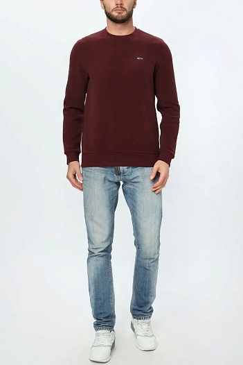 Мужской бордовый свитшот Paul & Shark   