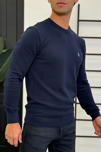 Мужской джемпер Роlо Ralрh Lаurеn pony-embroidered - Navy   