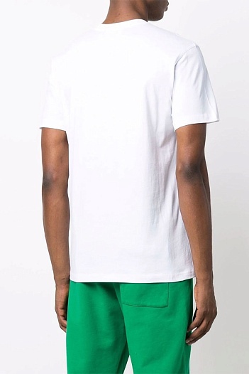 Белая оверсайз футболка Moschino Teddy Bear print   