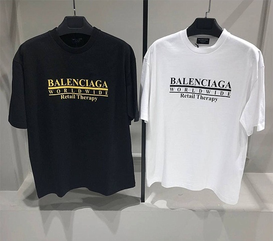 Белая оверсайз футболка Balenciaga