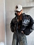 Женская чёрная куртка Chrome Hearts premium